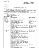 Giáo án 4 tuần 7