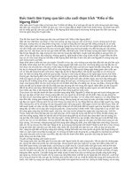 Bức tranh tâm trạng (Kiều ở lầu Ngưng Bich