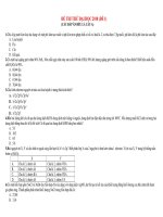 THI THỬ ĐẠI HỌC 2010(ĐỀ 1)