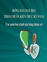 dh ktkn Mon hoc danh gia bang nhan xet