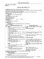 GA sinh 6 (kì II) chuẩn