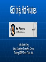 Giới thiệu phần mềm Hot Potatoes