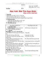 Âm nhạc Tuần 6 lớp 1,2,3,4,5(mới)