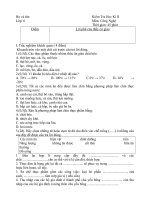 ĐỀ KT HK II CÔNG NGHỆ 6