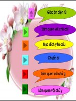 Làm quen chữ cái G - Y