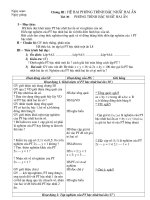 Đại số: Chương III