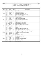 lớp 5(2010-2011)Tuần 7.