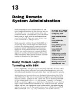 Doing Remote System Administration