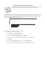 Tạo định dạng đánh số riêng trong Word