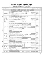 Kế hoạch bộ môn Toán 9 (2010-2011)