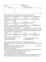 Một số đề KT lí 9 cố Đ Án