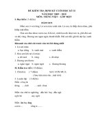 Đề thi tham khảo CKII