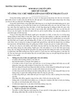 CHUYEN DE CÔNG TAC CHU NHIEM