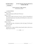 Lịch sử 12: Đề thi HS giỏi_2