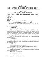 Giáo án sử 12 cơ bản (phần lịch sử thế giới)