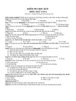 Đề+Đ/án kỳ II văn 6