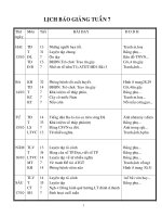 Giáo án lớp 5 T7 đã chỉnh sửa