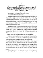 Giải pháp nâng cao hiệu quả hoạt động tín dụng tại vietinbank chi nhánh lâm đồng 