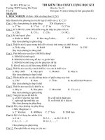 Đề thi Tin học 10 kì 1 năm học 2008-2009
