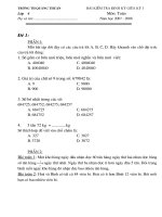 Đề kiểm tra tiếng việt