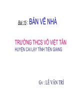 bài 15 : Bản Vẽ Nhà