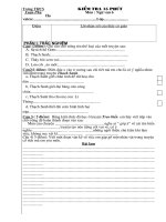 ĐỀ THI NGỮ VĂN 6 - cả năm