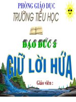 đạo đức 3 tuần 4