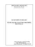 PPDH tich cuc Mon Toan