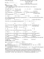 Đề tuyển sinh 10.08. Thi thử