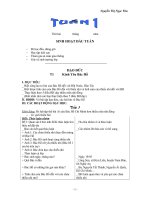 giao an tuan 1 -tuan 4