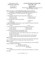 Đề thi vào 10 môn Văn năm học 2009 - 2010