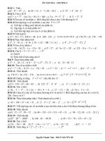 ÔN TẬP SỐ 6 CHƯƠNG I .@