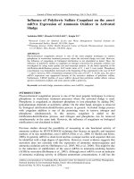 Influence of Polyferric Sulfate Coagulant on the amoA mRNA Expression of Ammonia Oxidizer in Activated Sludge