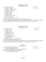 ĐỀ KIỂM TRA 15''''-LỚP 12NC