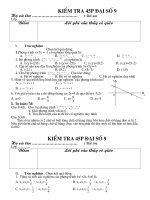 Ktra Đại 9 chương 2, chương 3 và hình chương 3