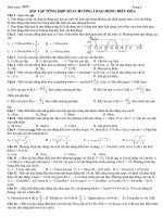 BÀI TẬP TỔNG HỢP SỐ 9 CHƯƠNG I DAO ĐỘNG ĐIỀU HÒA