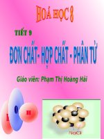Tiet 9. Don chat hop chat phan tu