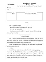 Đề thi văn 9 kỳ I-đáp án