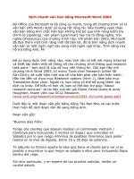 Dịch nhanh văn bản băng Microsoft Word 2003