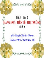 Hàng hóa - Tiền tệ - Thị trường