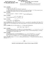 ĐỀ THI THỬ ĐẠI HỌC LẦN IV NĂM 2013 TRƯỜNG THPT CHUYÊN – ĐHSP Môn thi: TOÁN