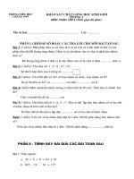 đề ôn tập toán 3 ( HSG)