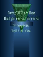 English 9 Unit 10. Read.PPT