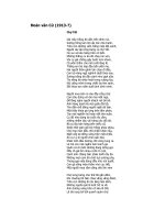 Thơ Đoàn Văn Cừ