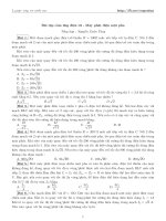 Bài tập máy phát điện một pha