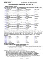 Anh 8_KTra1 tiết: 4 Đề 50 % TNgiem_Listening