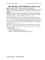 Đề thi học kì 2 - 2009-2010