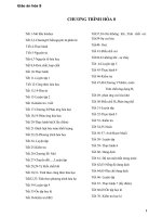 giáo án hóa 8 chi tiết