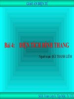Bài 4. Diện tích hình thang