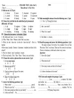 TEST 1 - 45 ms - After Unit 3 - 2 Đề